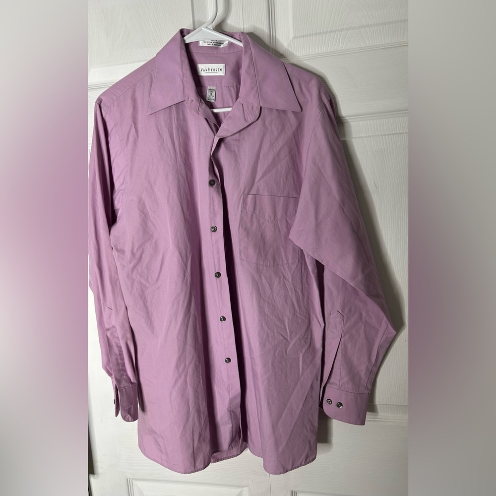 Men’s Purple Buttoned Shirt